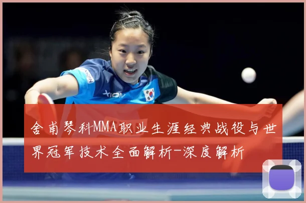 舍甫琴科MMA职业生涯经典战役与世界冠军技术全面解析-深度解析